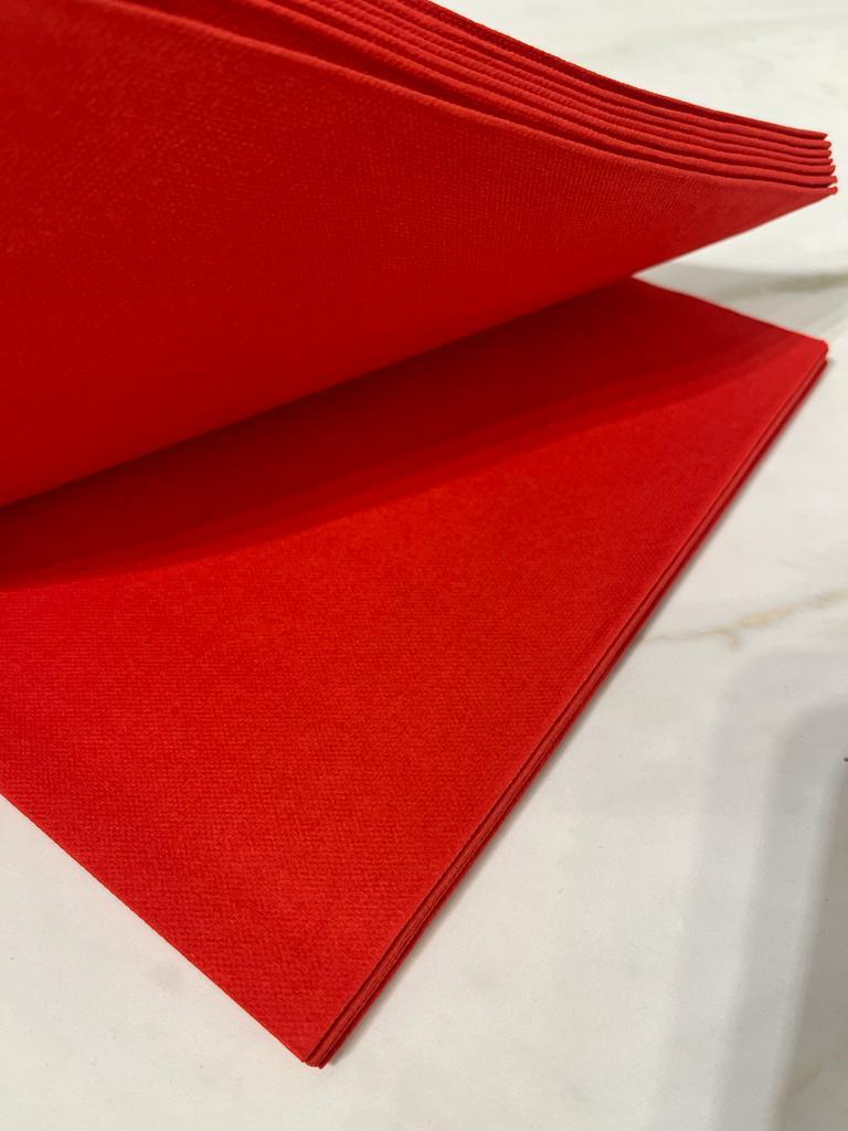 Servilleta de Papel Premium Roja